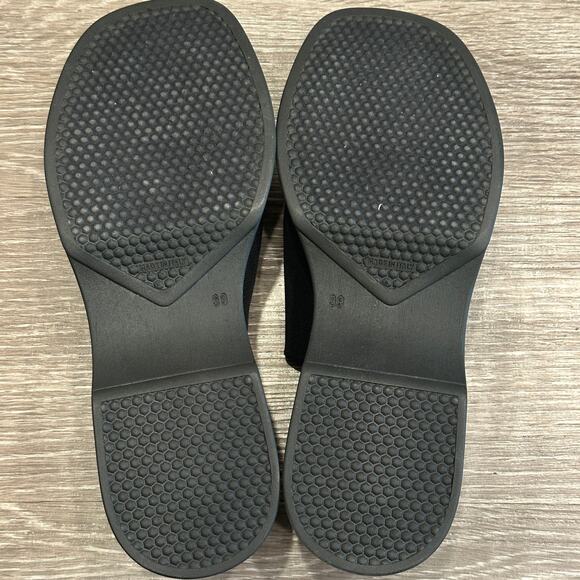 Steve Madden Black Slinky30 Chunky Platform Sandal Sz 8.5 Y2K Indie Sleaze Party - Picture 7 of 9